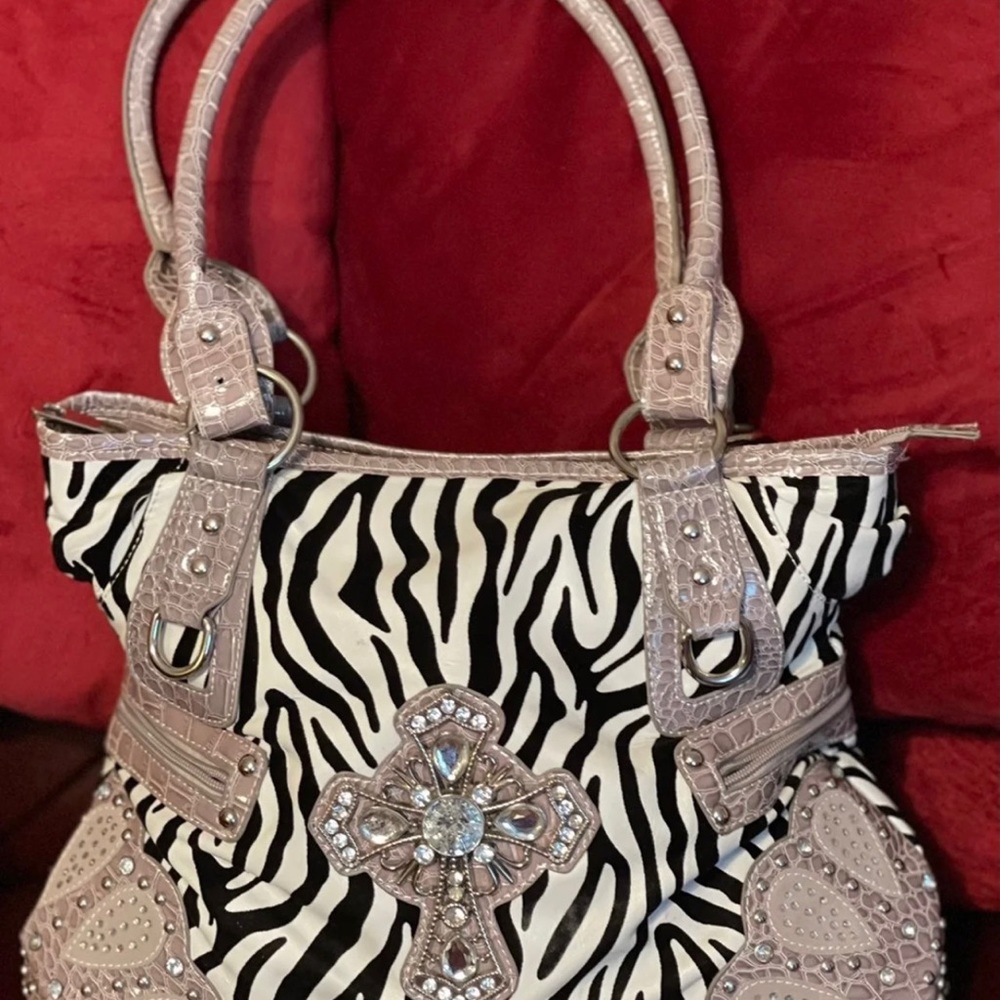 Zebra Print Purse
